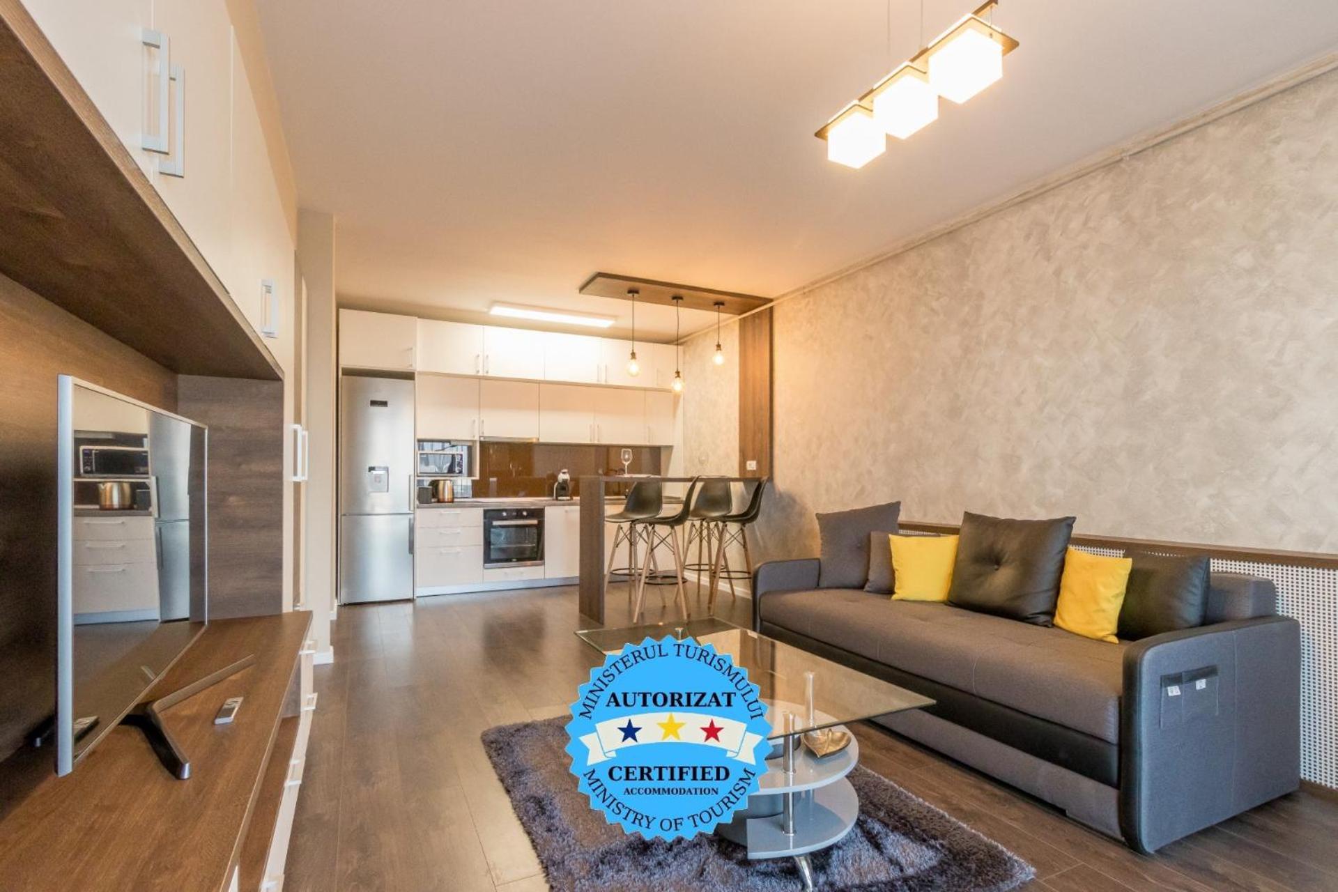 Modern Downtown Apartment Клуж-Напока Экстерьер фото